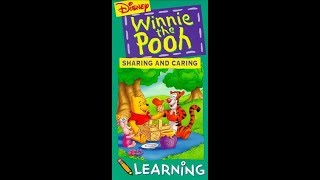 OpeningIntervalsand Closing To Winnie The PoohSharing and Caring 1994 VHS [upl. by Parthena]