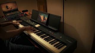 The Mandalorian  Main Theme Patrik Pietschmann Piano Version  Roland FPE50 [upl. by Thamos174]