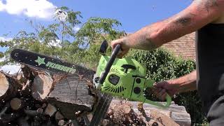 GARDENSTAR CS5200 CHAINSAW láncfűrészkettensagemotorsage [upl. by Lennor]