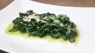 SPINACI BURRO E PARMIGIANO  FoodVlogger [upl. by Javed]