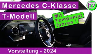 Tempomat in der Mercedes CKlasse S206 2024 [upl. by Farr]