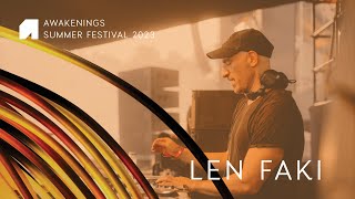 Len Faki  Awakenings Summer festival 2023 [upl. by Elleirad]