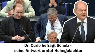 Auf Haldenwang angesprochen windet sich Scholz wie ein Aal  Regierungsbefragung [upl. by Thebault]