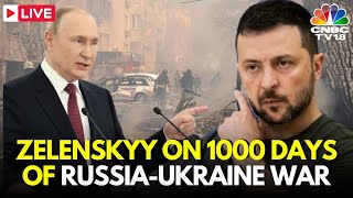 LIVE Zelenskyy Addresses EU Parliament On 1000 Days Of War  Russia Vs Ukraine WAR  Putin  N18G [upl. by Jephum]