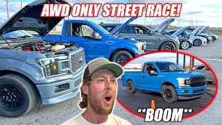 I CALLED OUT 7 Cars To A Street Race… But Blew My Engine Trying To Win [upl. by Holton]