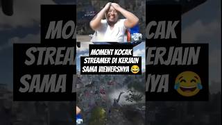 Moment kocak streamer di kerjai sama penontonnya saat livestreaming short streamer [upl. by Nillad324]