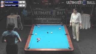 Karen Corr v Vivian Villareal Ultimate 10 Ball Championships 2013 [upl. by Silecara821]