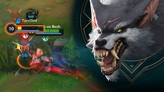 Wild Rift Warwick Fast Rotation Jungle in Season 14 [upl. by Llaccm]