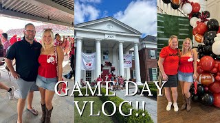 Game Day Vlog UARK  DadsFamily weekend  GRWM [upl. by Peter721]