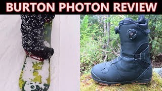 Burton Photon Snowboard Boot Review [upl. by Nahsaj918]