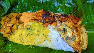 ഒരു പൊതിച്ചോറ് ഉണ്ടാക്കിയ കഥ  Kerala Special Pothichoru  Nadan Lunch [upl. by Anaik]