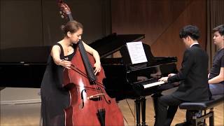 RACHMANINOFF Cello Sonata Op 19 III Andante Mikyung Sung double bass Jaemin Shin piano [upl. by Waylin850]