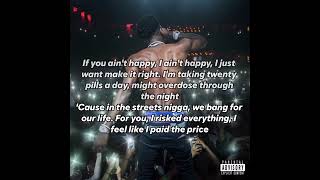 NBA YoungBoy  No Love Lyrics [upl. by Jacqueline932]