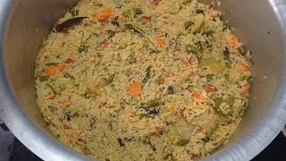 Vegetable Biryani recipe in kannada l Tarakari bath [upl. by Winslow763]