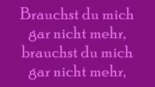 Die Prinzen  Ich brauch dich gar nicht mehr lyrics [upl. by Nevins]