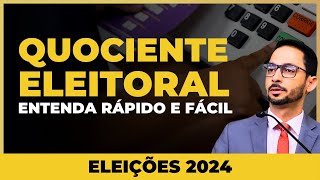 Como Funciona o cálculo das vagas nas Eleições Entenda o Quociente Eleitoral e Partidário [upl. by Amabel]