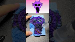 I drew Durple Horror Version from Incredibox Sprunki using Magic Eraser Sponge sprunki incredibox [upl. by Lehcim332]