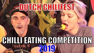 Chilli Eating Contest  Dutch ChiliFest Eindhoven Netherlands 2019 🌶🔥🏆 [upl. by Av]