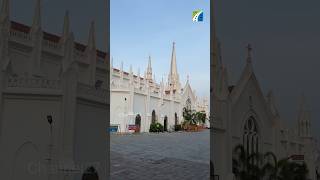 St Thomas Cathedral Basilica  Church Exterior  Chennai  Channel27 [upl. by Lance]