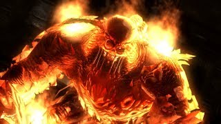 Demons Souls 4K Flamelurker Boss Fight 4 [upl. by Tybalt]