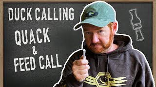 Duck Calling Instructional  How to Blow a Duck Call  Part 1 [upl. by Femmine]