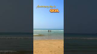 Anniversary in GOA🌊🌴🫶🏻 couplevlog minivlog [upl. by Fitting]