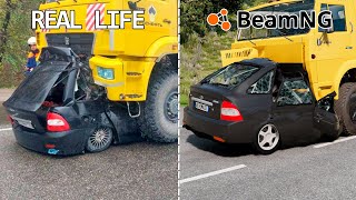 Accidents Based on Real Life Incidents  Beamngdrive  33 [upl. by Luing116]