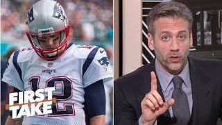 Max Kellerman continues to doubt Tom Bradys longevity  First Take [upl. by Gnort531]