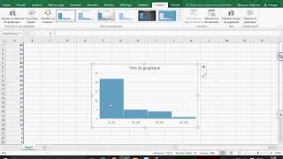 Faire un histogramme avec Excel [upl. by Madelin]