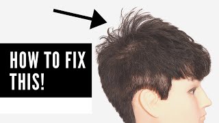 How to Fix Having a Cowlick or Swirl in your Hair  TheSalonGuy [upl. by Bergmans]