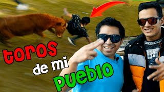 TOROS DE PUEBLO GuanujoEcuador🦬CORRIDA DE TORO BRAVO🦬fiestas taurinasJairuz 01 y El buen Danny [upl. by Lorenzo]