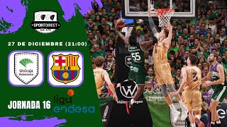 🔴 DIRECTO  UNICAJA MÁLAGA vs FC BARCELONA  Jornada 16 Liga Endesa  SportDirect Radio [upl. by Fuld]