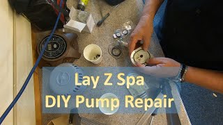 Lay Z Spa Pump repair DIY part two [upl. by Enairda677]