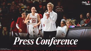 Stanford Womens Basketball Gonzaga Press Conference [upl. by Leind487]