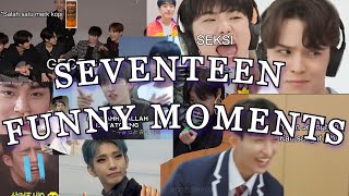 SEVENTEEN FUNNY MOMENTS INDO SUB  ♡ [upl. by Neerehs119]