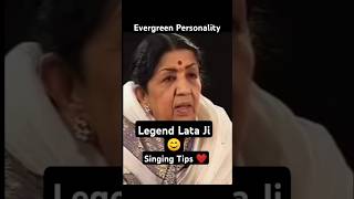 Lata Mangeshkar Ji Singing Tips ❤️ latamangeshkar latamangeshkarsongs shorts bollywood [upl. by Atiuqihc]