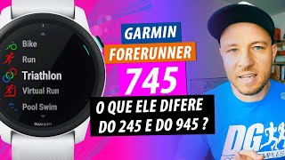 O NOVO Garmin FORERUNNER 745 [upl. by Adnahcal]