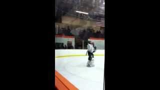 Farmington Hockey Goalie Scores On Himself And Flips Off Coaches Better Quality [upl. by Snave]