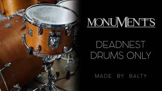 MONUMENTS  DEADNEST Drums Only [upl. by Gaither]