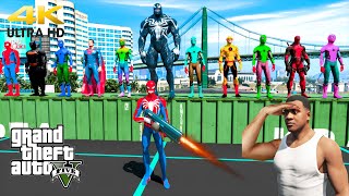 GTA 5 Epic Ragdolls  Spiderman Vs Super Heroes Venom Jumpsfails Euphoria PhysicsEpisode 325 [upl. by Ymer]