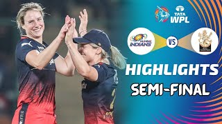 SEMIFINAL Women IPL Highlights 2024  RCB VS MI WPL 2024 Highlights cricket [upl. by Karlie]