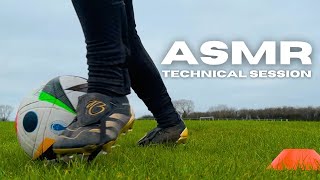 ASMR Technical Football Training in Adidas Predator Elite Jude Bellingham [upl. by Mccord746]