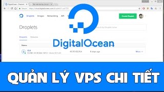 02  DigitalOcean cách quản lý VPS chi tiết [upl. by Dyanne]