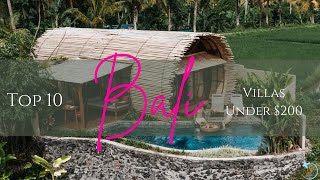 Ubud Bali Villas that you can stay for under 200 a night  Part 1  IG worthy Stays [upl. by Phillis]