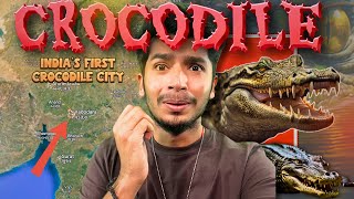 Indias First CROCODILE City🐊😱Most Scariest Place of India  Vadodara Gujarat [upl. by Merdith]