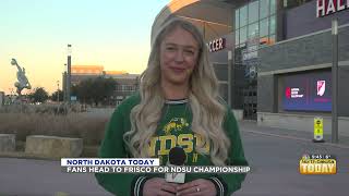 NDT Fans Head to Frisco for NDSU Championship January 5 [upl. by Iruam]