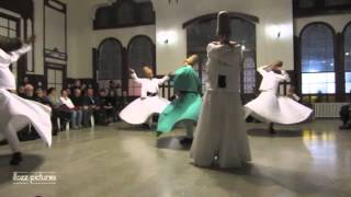 SUFI DANCE OF WHIRLING DERVISHES IN ISTANBUL TURKEY [upl. by Nosinned]