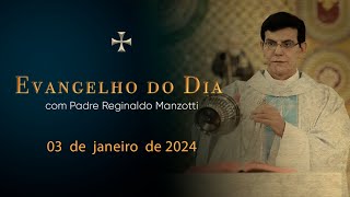 EVANGELHO DO DIA  03012024  Jo 1 29 34 PadreManzottiOficial [upl. by Adnorrahs]