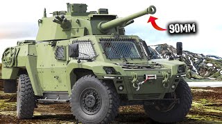 This Armored Vehicle comes with a LETHAL 90mm cannon OTOKAR Akrep II [upl. by Doubler]