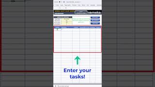 Gantt Chart in Excel in 60 Seconds  Project Management Tool shorts [upl. by Mohammad719]